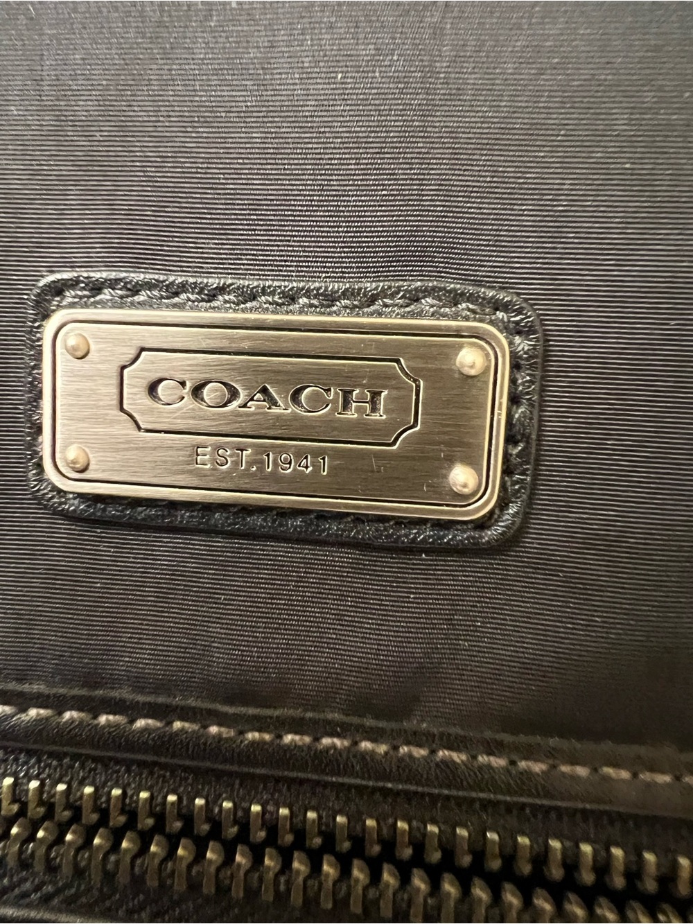 Coach Large Unisex Messenger Bag EUC - Picture 6 of 16